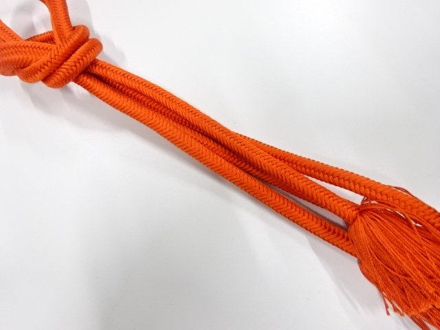 JAPANESE KIMONO / TWISTED TASSEL HAND-TIED OBIJIME